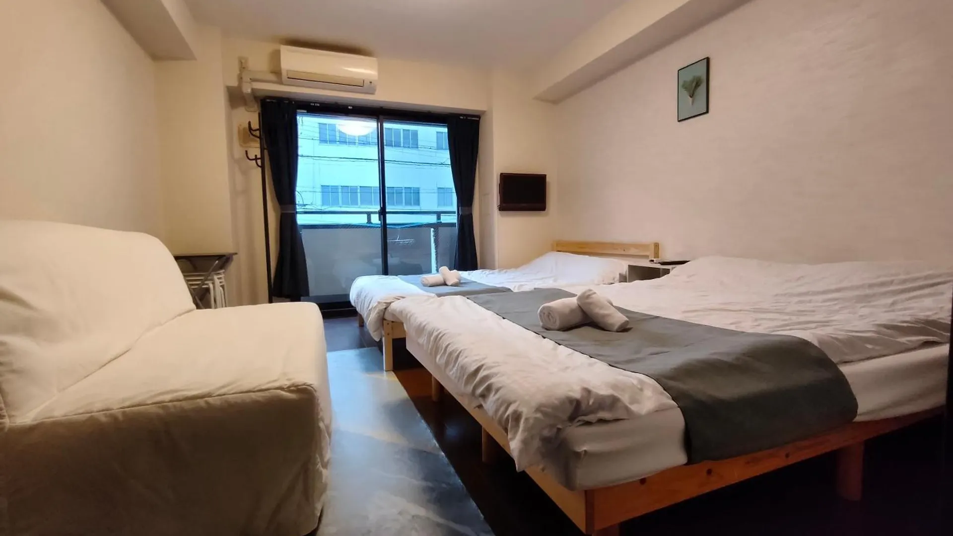Close To Jr Nanba Station/Airport Bus Terminal/1 Room/Floor/Elevator أوساكا شقة